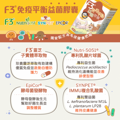 F3®免疫平衡益菌膠囊